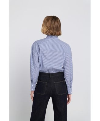 Striped Bow Shirt