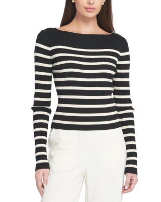 Fine Gauge Light Weight Striped Sweater