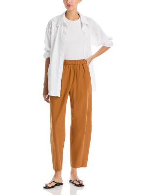 Pleated Lantern Ankle Pants