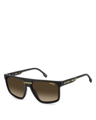 Victory Square Flat Top Sunglasses, 60mm