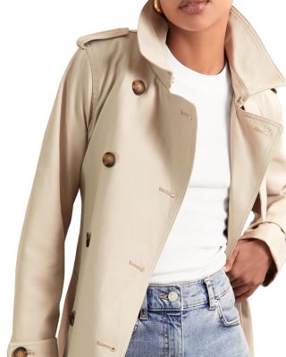 Petites Zip Out Mac Trench Coat