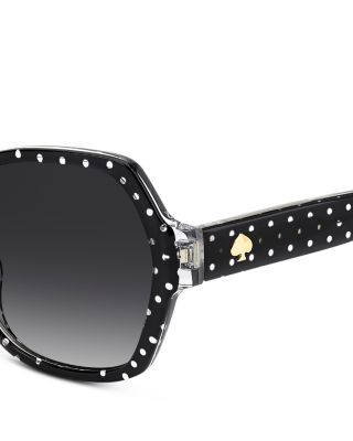 Layne Square Geometrical Sunglasses, 57mm