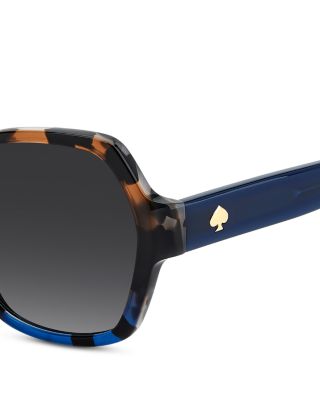 Layne Square Geometrical Sunglasses, 57mm