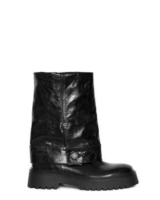 【関税込み】Angie Sleeve Ankle Boots - Zadig & Voltaire - Le Zadig & Voltaire Angie Vintage Patent Leather Sleeve Boots