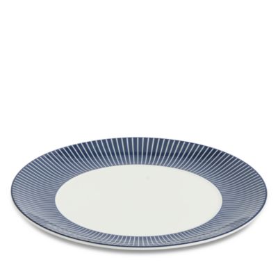 GIO 9.3" Plate, Pinstripe Blue