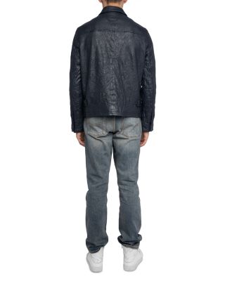 Loumy Crinkle Leather Jacket