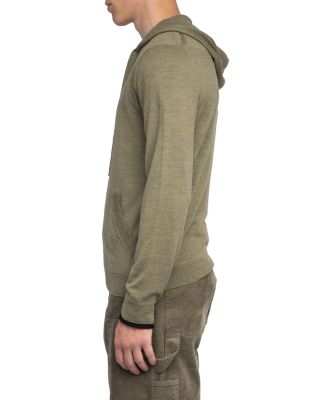 Clash We Double Cuff Wool Hoodie