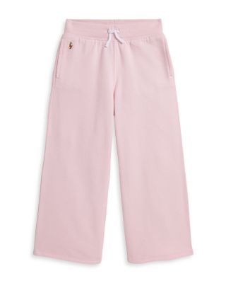 Girls' Fleece Wide Leg Sweatpants - Little Kid