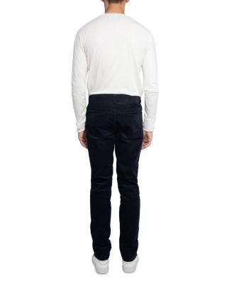 Steeve Cotton Stretch Velvet Corduroy Slim Fit Pants
