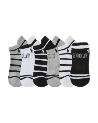 Striped Ankle Socks, Pack of 6