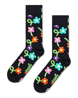 Balloon Flower Crew Socks