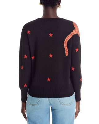 Cheetah Stars Jacquard Sweater