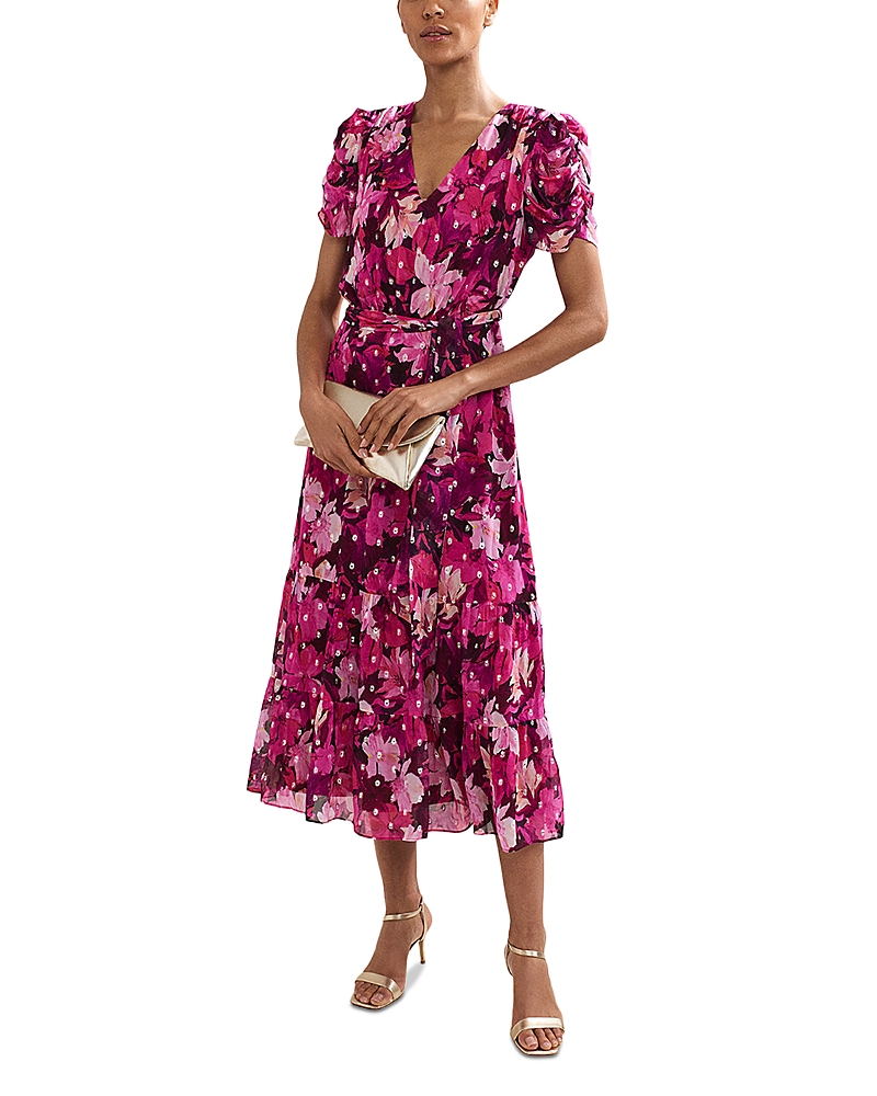 Phase Eight Azalea Floral Print Dress In Multi