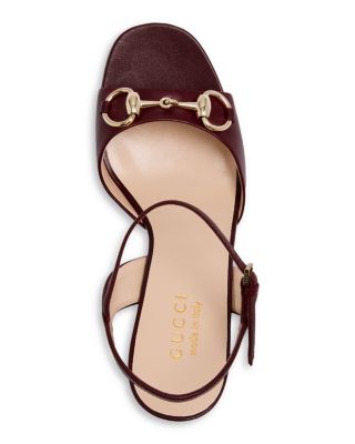 Women&#39;s Horsebit Block Heel Sandals 