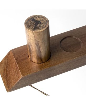 Acacia Globetrotter Tabletop Hook & Ring Game Square Post