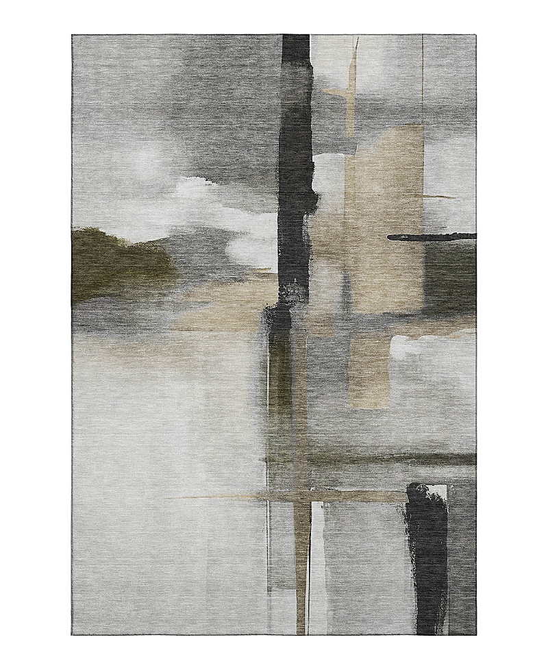 Dalyn Rug Company Dalyn Ravenna Washable Rn9 Area Rug, 5' X 7'6 In Gray