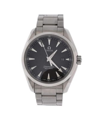 Pre-Owned Omega - Seamaster Aqua Terra 150M Quartz Watch in Stainless Steel 39mm
