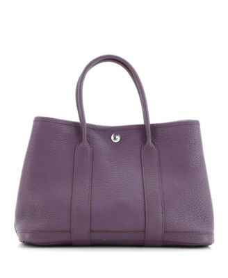 Pre-Owned HERMÈS - 30 Garden Party Tote Leather