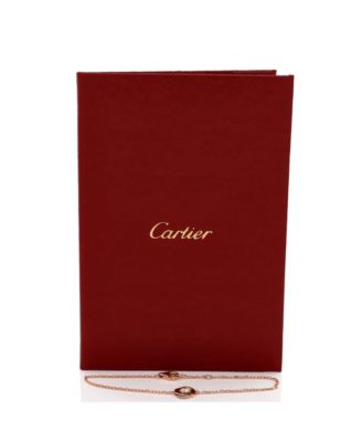  Trinity Diamond Chain Bracelet 18K Tricolor Gold and Diamond