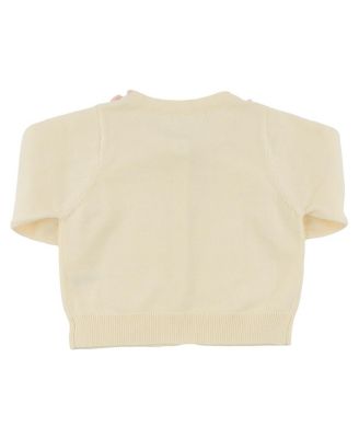 Girls' Mini Bow Neck Knitted Cardigan - Baby, Little Kid