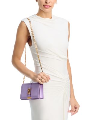 Greca Goddess Leather Chain Wallet