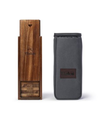 Classic Acacia Woodlander Mountain Blocks Set