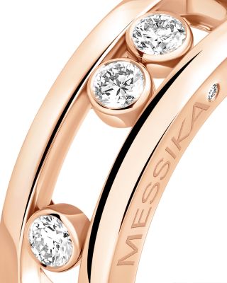 Diamond Move Ring in 18K Gold, 0.24 tcw
