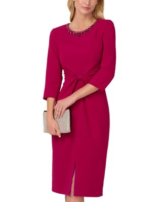 Embellished Sheath Dress