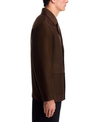 Peached Cotton Peacoat