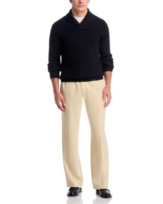 Shaker Shawl Collar Sweater