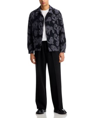 Long Sleeve Button Front Textured Shirt