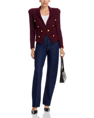 Bethany Knit Double Breasted Blazer