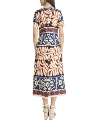 Printed Midi Dress