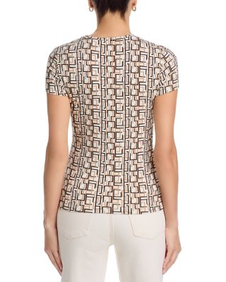 Ressi Geo Print Short Sleeve Tee