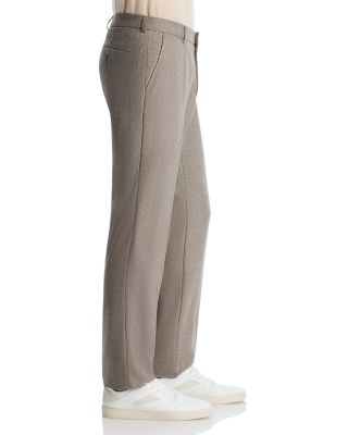 Brushed Ticweave Wool Suit Pants