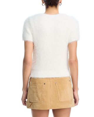 Rhinestone Embellished Sweater