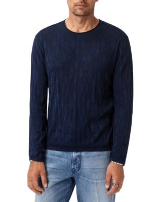 Brycen Broken Argyle Texture Sweater