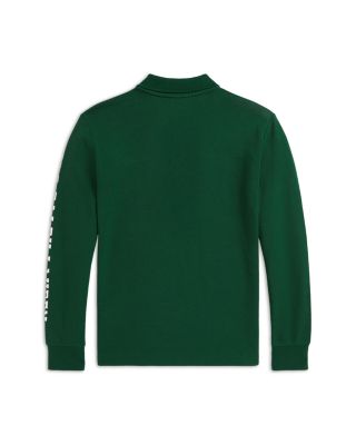 Boys' Logo Cotton Mesh Polo Shirt - Big Kid