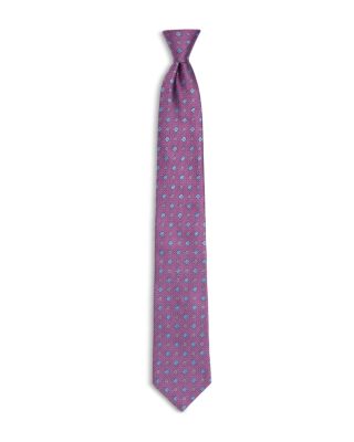 Floral Pattern Silk Classic Tie
