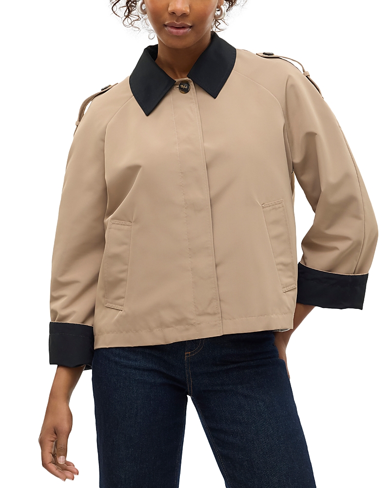 Vero Moda Lucia Maria Short Jacket In Silver