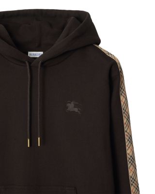 Simon Slim Fit Check Trim Hoodie