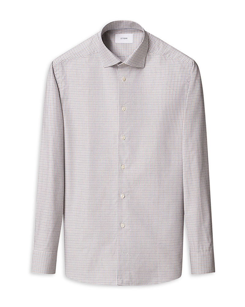 Eton Contemporary Fit Check Shirt In Red
