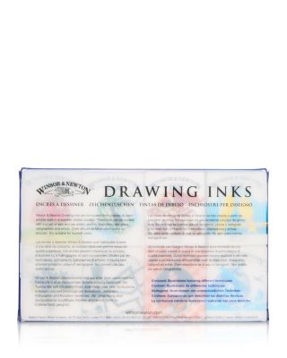 Winsor &amp; Newton Drawing Ink, Set of 8