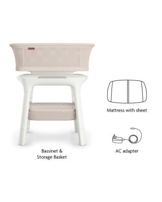 Soma Smart Bassinet - Charlie - Sand M&eacute;lange 