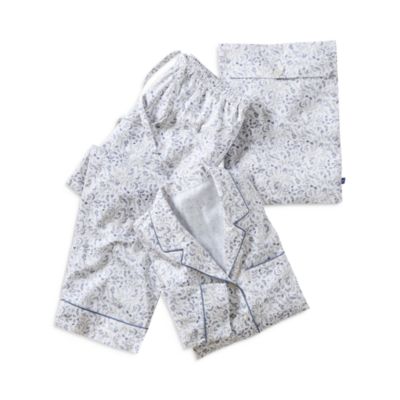Ditsy Gingham Cotton Pajama Set