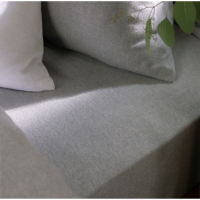 Flannel Marl Solid Sheet Set, Queen