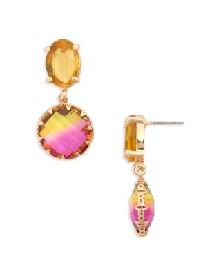 Ombre Glass Drop Earrings - Exclusive