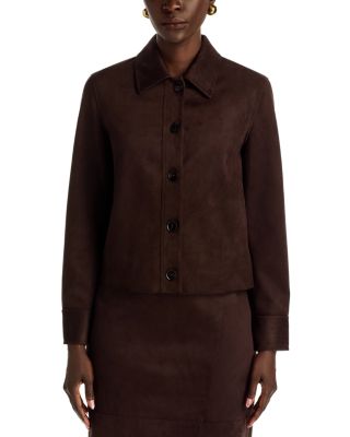 The Naira Faux Suede Jacket