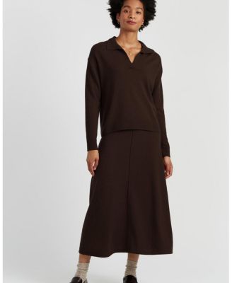 Women's Wool Cashmere Collared Sweater