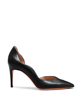 Women's Leather High-Heel Pump